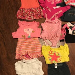 Little Miss Shirts & Tops - Girls 13 Pc Bundle Sz 24 Months Little Miss Shirts & Tops - Girls 13 Pc Bundle Sz 24 Months